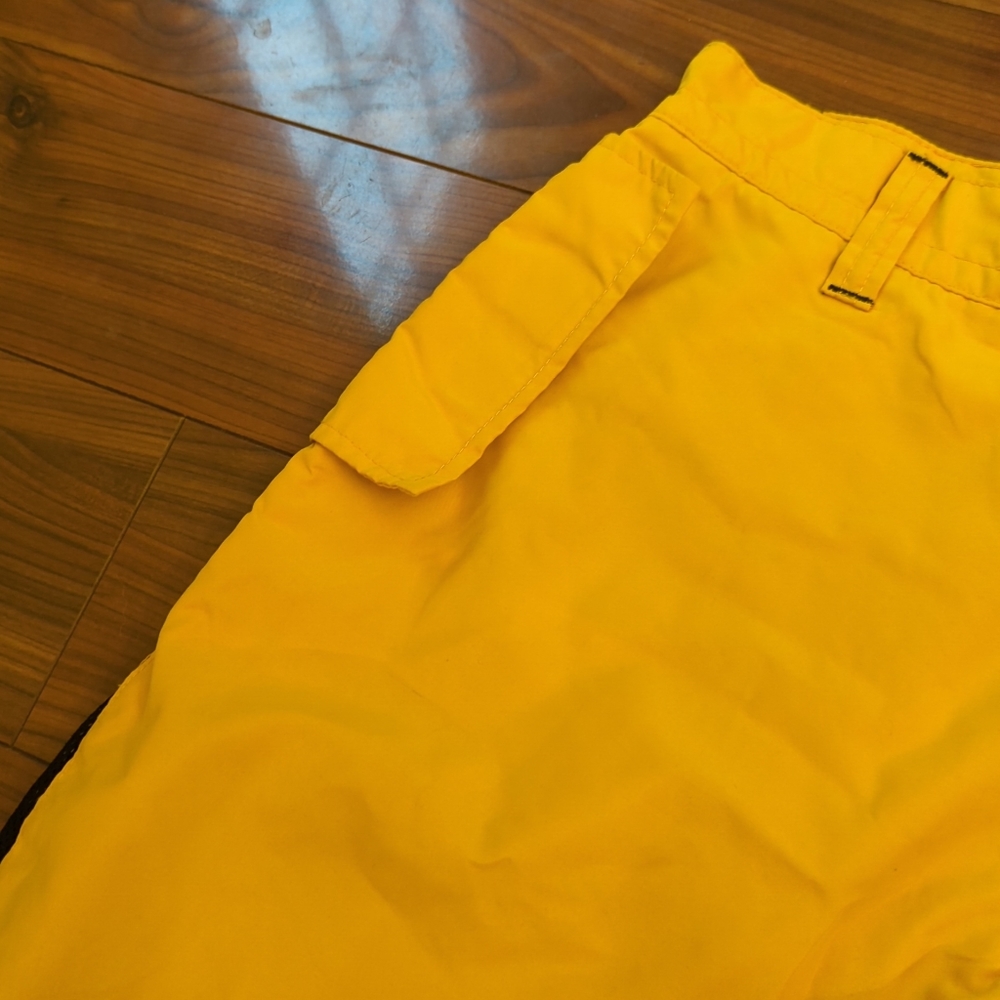 VTG 90's MacGear Baggy Wide Leg Skate Rave Pants 34x32 Cargo Yellow Punk Y2K - Picture 7 of 13